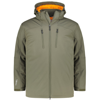 Gefütterte Softshelljacke, winddicht und wasserabweisend oliv_05 | 3XL