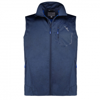 Funktions-Softshellweste, wasserabweisend, winddicht blau_41 | 4XL