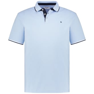 Poloshirt mit Kontrastdetails hellblau_CHAMBRAY BLUE/PLAY | 3XL