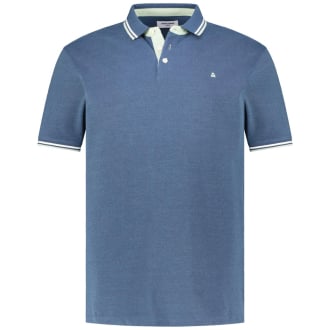 Poloshirt mit Kontrastdetails blau_OCEANVIEW/PLAY | 3XL