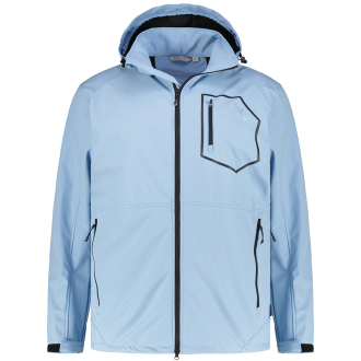 Softshelljacke, wind- und wasserabweisend hellblau_45 | 3XL