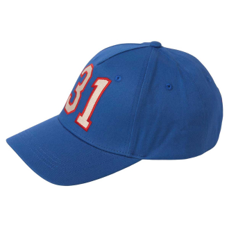 Baseballcap aus Baumwolle mit Zahlen-Applikation blau_BLUE | One Size