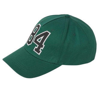 Baseballcap aus Baumwolle mit Zahlen-Applikation grün_GREEN | One Size