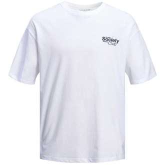 T-Shirt mit Logo-Print weiß_WHITE | 3XL