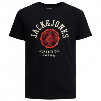 T-Shirt mit Logo-Print schwarz_BLACK | 3XL