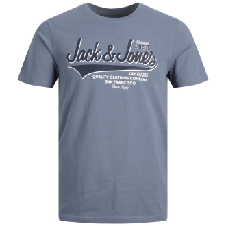 T-Shirt mit Logo-Print blau_FLINT STONE/SS23 | 4XL