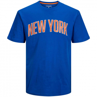 T-Shirt mit "New York" Print kornblau_LAPISBLUE | 3XL