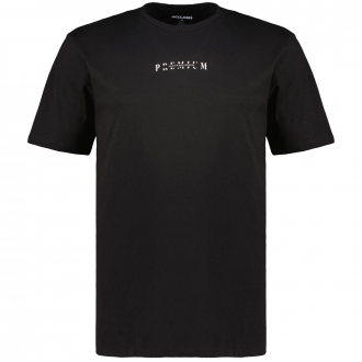 T-Shirt mit Logo-Print schwarz_BLACK | 4XL