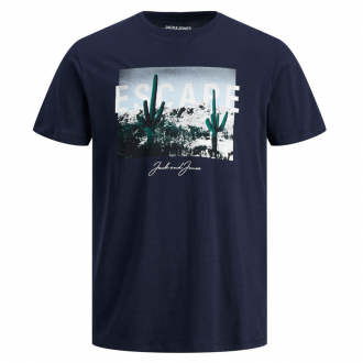 T-Shirt mit Motiv-Print marine_NAVY | 3XL