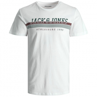 T-Shirt mit Logo-Print weiß_WHITE | 5XL