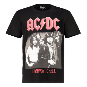 T-Shirt mit AC/DC Print schwarz_0200 | 3XL