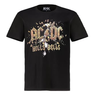 T-Shirt mit AC/DC Print schwarz_0200 | 3XL