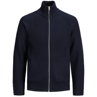 Strickjacke mit Stehkragen marine_NAVY | 4XL