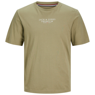 T-Shirt mit Label-Print khaki_ALOE | 3XL