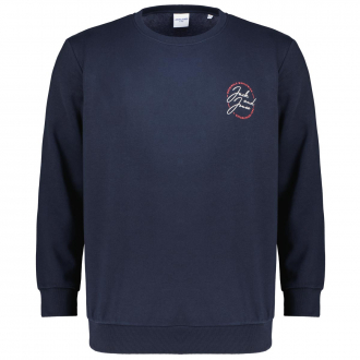 Sweatshirt mit Logo-Print marine_NAVY | 7XL