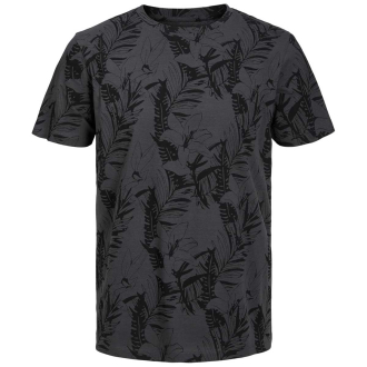 T-Shirt mit Allover-Print dunkelgrau_ASPHALT | 3XL