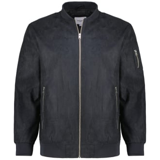 Blousonjacke aus Kunstleder schwarz_BLACK | 3XL