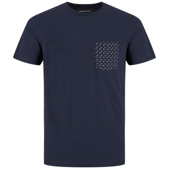 T-Shirt mit Brusttasche marine_NAVY | 3XL