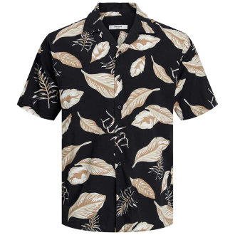 Freizeithemd mit Viskose schwarz_BLACK | 4XL