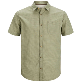 Freizeithemd mit Webmuster grün_GREEN | 6XL