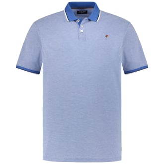 Poloshirt aus Baumwollmischung blau_BRIGHT COBALT | 3XL