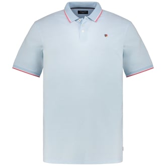 Poloshirt mit Label-Stickerei hellblau_CERULEAN/MIXED W. WHITE | 3XL