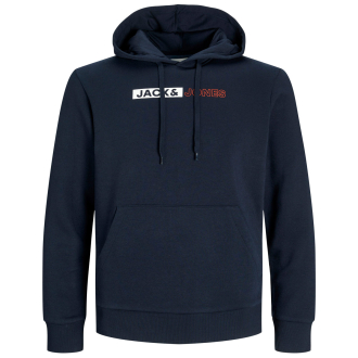 Hoodie aus Baumwollmischung blau_NAVY BLAZER/PLAY 5 | 3XL