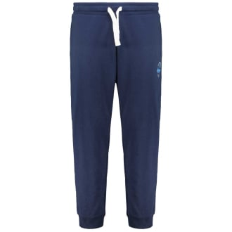 Jogginghose mit Label-Print blau_NAVY BLAZER | W54