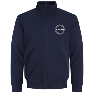 Sweatjacke mit Stehkragen blau_NAVY BLAZER | 3XL