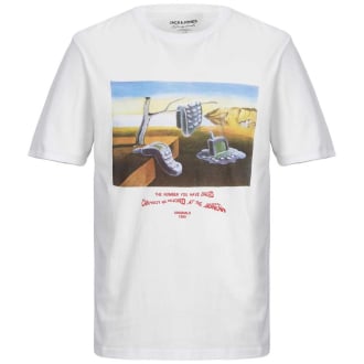 T-Shirt mit Print weiß_WHITE | 3XL