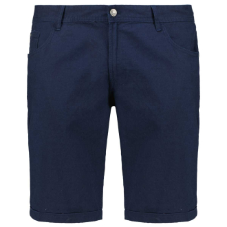 Shorts aus Leinenmischung blau_NAVY BLAZER | W48