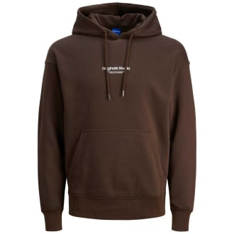Hoodie mit Print braun_CHOCOLATE BROWN | 3XL
