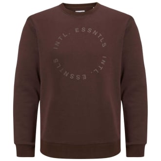 Sweatshirt mit Print braun_SEAL BROWN | 3XL
