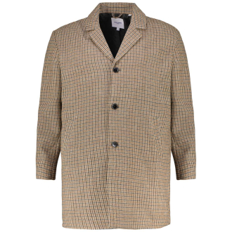 Mantel aus Wollmischung beige/braun_TWILL/HOUNDSTOOTH | 3XL