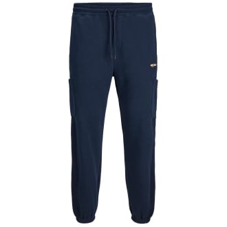 Jogginghose im Materialmix blau_NAVY BLAZER | W46