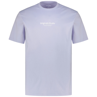 T-Shirt mit Label-Print flieder_COSMIC SKY | 3XL