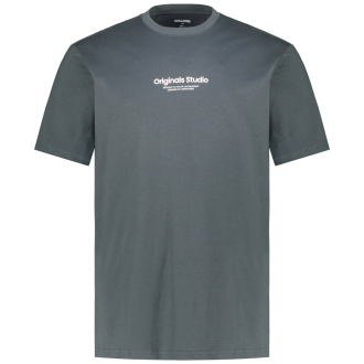T-Shirt mit Label-Print waldgrün_FOREST RIVER | 3XL