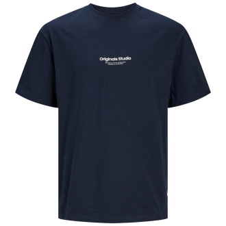 T-Shirt mit Logo-Print marine_SKY CAPTAIN | 3XL