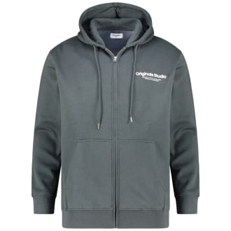 Kapuzenjacke aus Baumwollmischung waldgrün_FOREST RIVER | 3XL