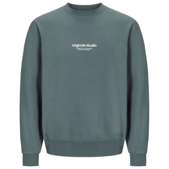 Sweatshirt mit Logo-Print grau_STORMY WEATHER | 7XL