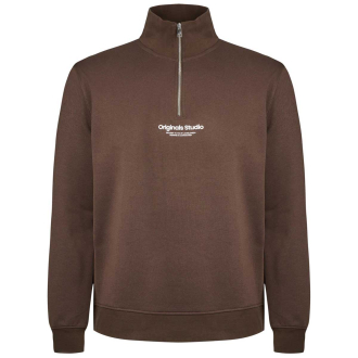 Sweatshirt mit Print braun_CHOCOLATE BROWN | 3XL