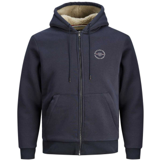 Kapuzenjacke mit Teddyfutter marine_SEABORNE | 3XL