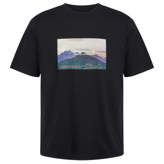 T-Shirt mit Foto-Print schwarz_BLACK | 3XL