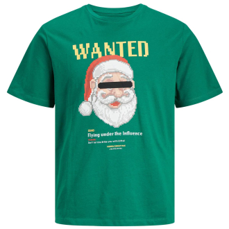 T-Shirt mit Weihnachtsmotiv grün_ALPINE GREEN | 3XL