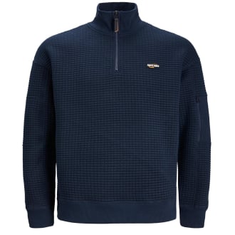 Pullover mit Elasthan blau_NAVY BLAZER | 3XL