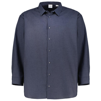 Freizeithemd aus  Baumwolle dunkelblau_DARK NAVY/LOOSE FIT | 3XL