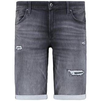 Jeans-Shorts mit Stretch schwarz_BLACK DENIM | W46