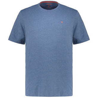 T-Shirt mit Logo-Stickerei jeansblau_DENIM BLUE | 3XL
