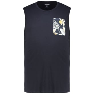 Tanktop mit Brusttasche schwarz_BLACK | 3XL