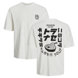T-shirt mit Print auf Vorder- und Rückseite weiß_CLOUD DANCER | 3XL